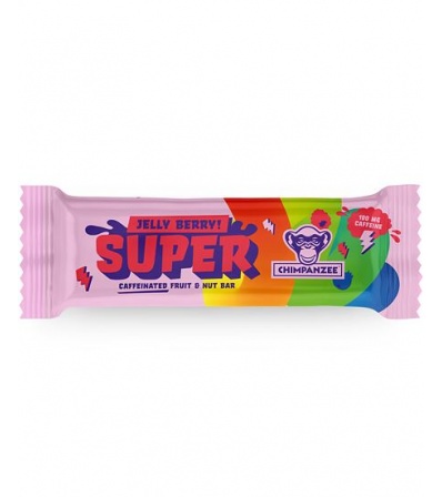 Chimpanzee Energy Bar Jelly Berry Caffeinated Fruit & Nut Bar 55g