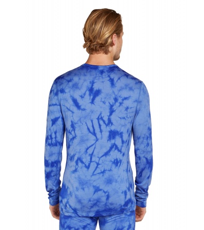 Icebreaker M's 200 Oasis LS Crewe Thermal Top Cloud Dye