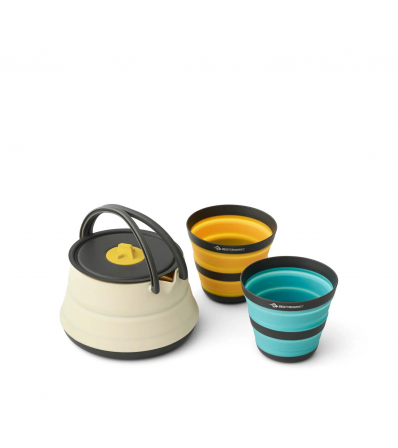 Sea To Summit Frontier Ultralight Collapsible Kettle Cook Set with Cups