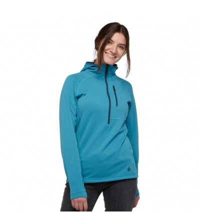 Black Diamond Coefficient Quarter Zip Fleece Hoody W's