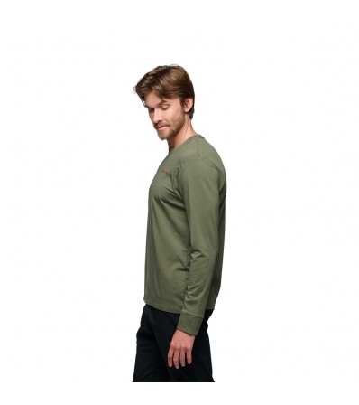 Black Diamond Heritage Wordmark Long Sleeve Tee M's