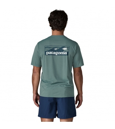 Тениска Patagonia Capilene Cool Daily Shirt - Boardshort Logo M's