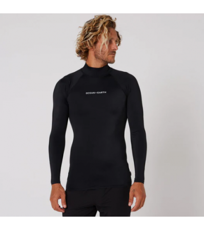 O&E Script Rash Long Sleeve Rash Shirt Mens