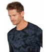 Icebreaker M's 200 Oasis LS Crewe Thermal Top Cloud Dye