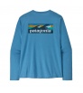 Patagonia Long-Sleeved Capilene Cool Daily Shirt - Boardshort Logo M's
